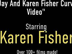 成熟的妈妈Karen Fisher在这个热门视频中变得肮脏