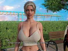 成熟的熟女和年轻的红发女郎在情色视频游戏冒险中