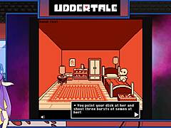 Intense anal sex and tattooed vagina masturbation in Sfg's uddertale part 3